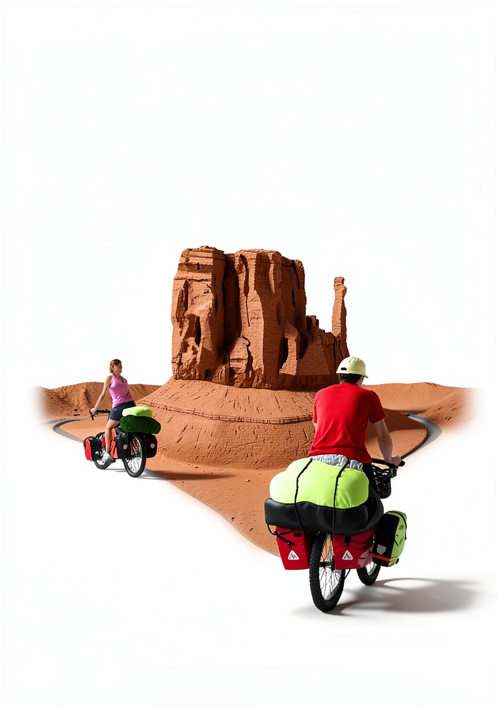 Cycling the World Book 3 Kindle Edition on a tablet