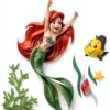 Bentex Disney Ariel Baby Girl 3 Piece Set Soft Material-4