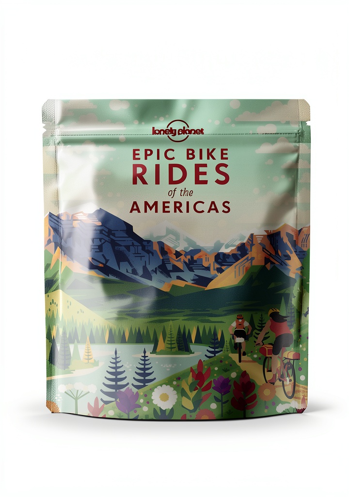 Epic Bike Rides Kindle guide open on a tablet showing a cycling route