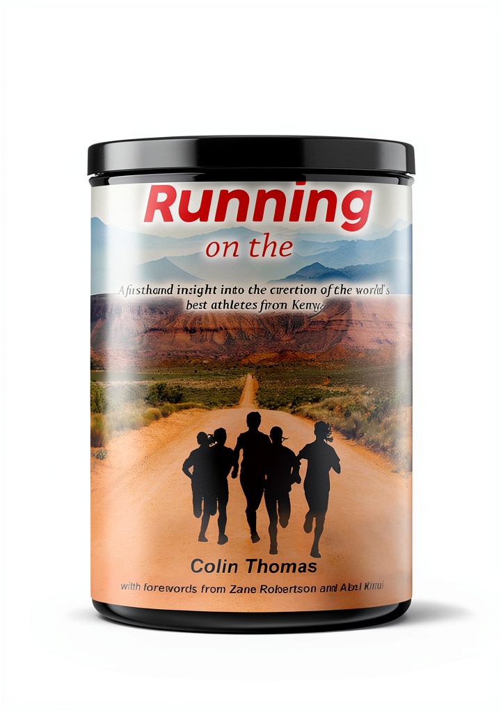 Kenya Travel Guide Kindle Book displayed on multiple devices showing running routes and travel content