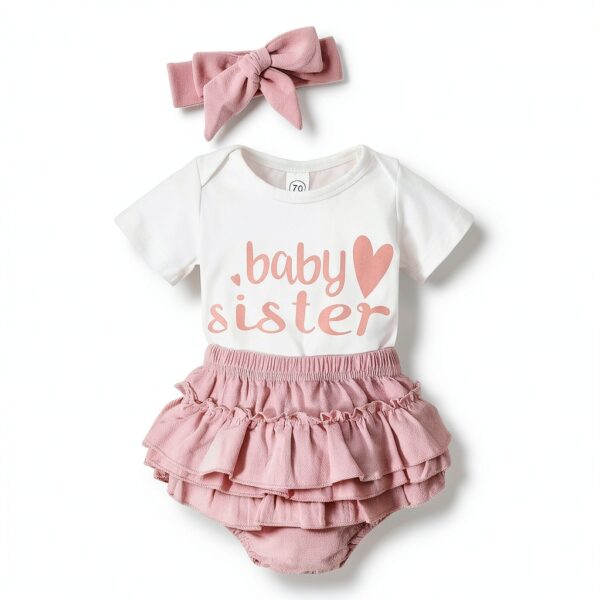 Dimoybabe Baby Girls Clothes Soft Cotton Cute Romper Set-8