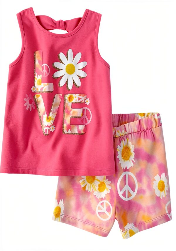 Baby Girls Short Sets Cotton Polyester The Childrens Place-0