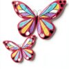 Baby Girls Butterfly Short Set Cotton Polyester The-1