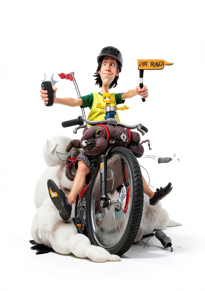 Bicycle travel guide cover featuring scenic cycling routes