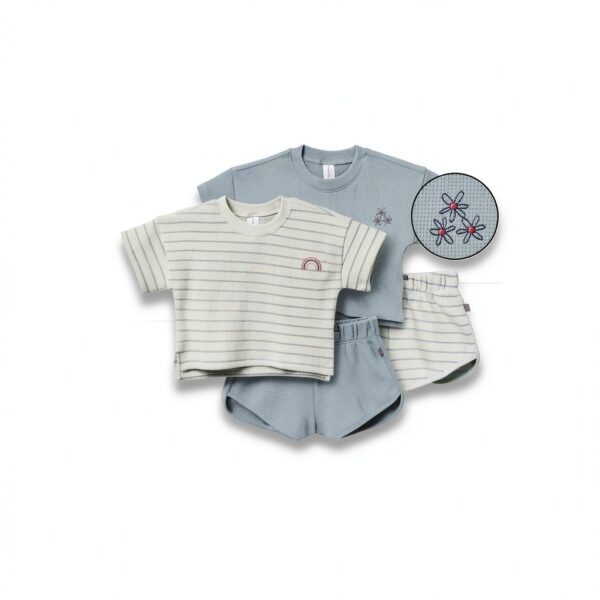 Baby Girls Short Sets Cotton Spandex Modern Moment Gerber-5