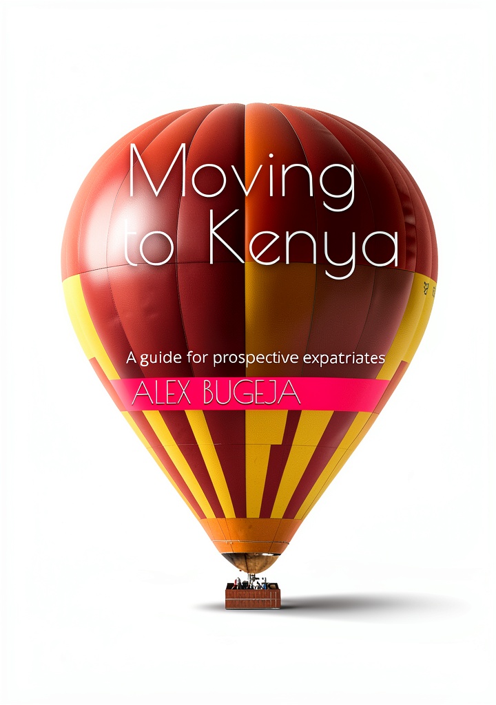 Kenya Travel Guide Kindle book open on a tablet showing safari planning content