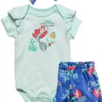 Bentex Disney Ariel Baby Girl 3 Piece Set Soft Material-0