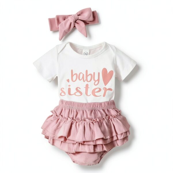 Dimoybabe Baby Girls Clothes Soft Cotton Cute Romper Set-7
