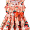 Toddler Girls Summer Short Set Soft Polyester Fashion Outfit-2