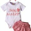 Dimoybabe Baby Girls Clothes Soft Cotton Cute Romper Set-0