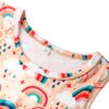 Toddler Girls Summer Short Set Soft Polyester Fashion Outfit-4