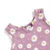 Baby Girls Cotton Flower Print Tank Top Shorts Set Outfit-4
