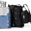 Keith Titanium Ti3061 Pro Plastic-Free Canteen Mess Kit with Stove – Grade 1 Titanium Cookset, 37 oz Bottle, 24 oz & 13.5 oz Cups, Custom MOLLE Field Carry Case with Premium Zippered Pouches-1