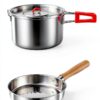 Camping Cookware Set,Camping Cooking Set,304 Stainless Steel Camping Pots and Pans Set,Durable Camping Gear with Kettle for Hiking Outdoor Cooking Picnics-2