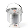 Camping Cookware Set,Camping Cooking Set,304 Stainless Steel Camping Pots and Pans Set,Durable Camping Gear with Kettle for Hiking Outdoor Cooking Picnics-8