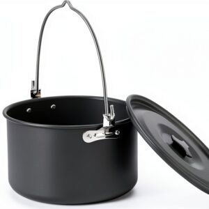 MyLifeUNIT Camping Pot Cookware, Portable Cooking Pot for Outdoor Camping Hiking, 5-Quart-0