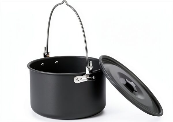 MyLifeUNIT Camping Pot Cookware, Portable Cooking Pot for Outdoor Camping Hiking, 5-Quart-0