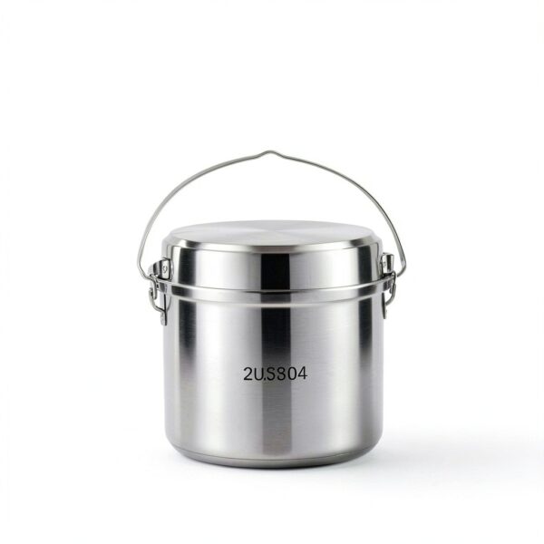Camping Cookware Set,Camping Cooking Set,304 Stainless Steel Camping Pots and Pans Set,Durable Camping Gear with Kettle for Hiking Outdoor Cooking Picnics-5