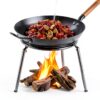 Campfire Tripod Heavy‑Duty Steel Stand with Detachable Design T123-1