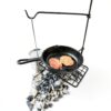 Bushcraft Grill Set BATTLBOX Heavy-Duty Steel Swivel Campfire Kit-8